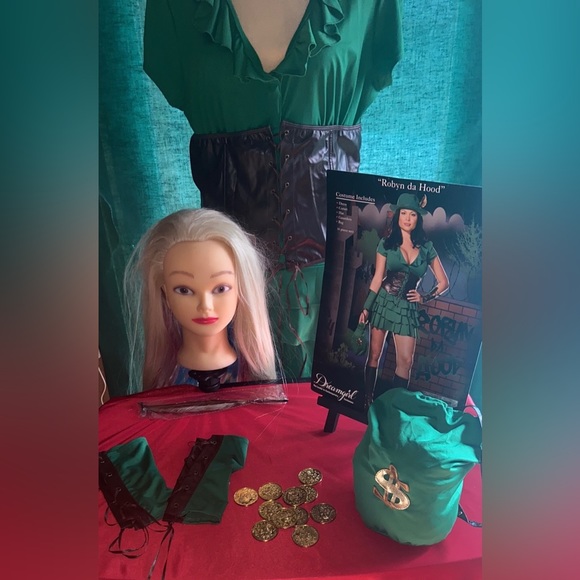 🎃 Halloween Costume Sexy Robyn da Hood (Robin Hood) 💰Size 1X/2X - Picture 2 of 8